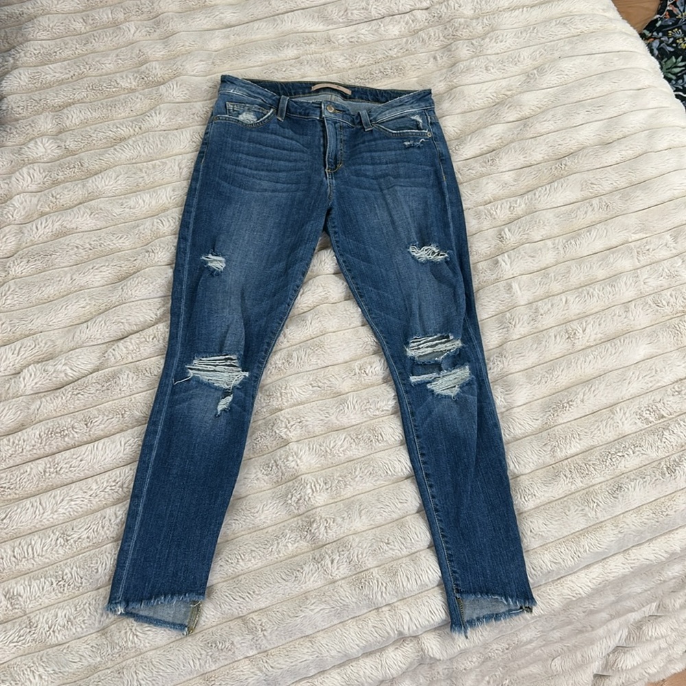 The blondie mid rise skinny ankle.
